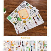 4PCS Placemats PVC Table Mat Dining Table Disc Pads